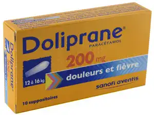 DOLIPRANE 200 mg Suppositoires 2Plq/5 (10)
