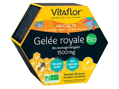 Vitaflor Bio Gelée Royale 1500mg Solution Buvable 20 Ampoules/15ml à DIJON