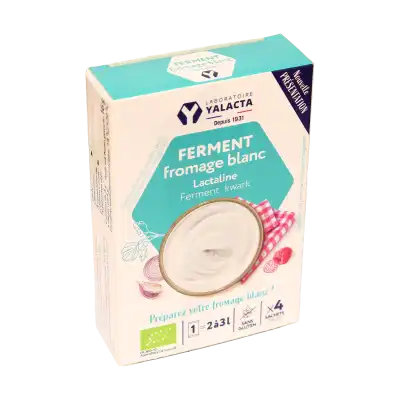 Yalacta Ferment Pour Fromage Blanc Lactaline Bio 4 Sachets/4g à VESOUL