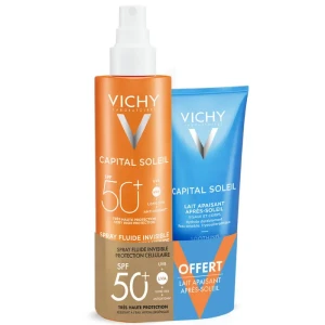 Vichy Capital Soleil Spf50+ Spray Fluide Invisible Fl/200ml+aps