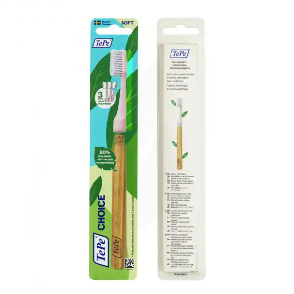 Tepe Choice Tm Brosse à Dents Eco-responsable Souple