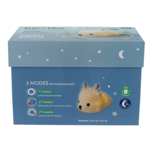 Luc Et Lea Coffret Veilleuse Petit Renne