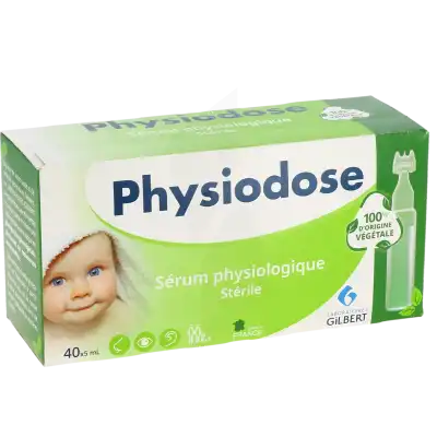 Acheter Physiodose Solution Sérum physiologique 40 unidoses/5ml PE Végétal à Aubervilliers