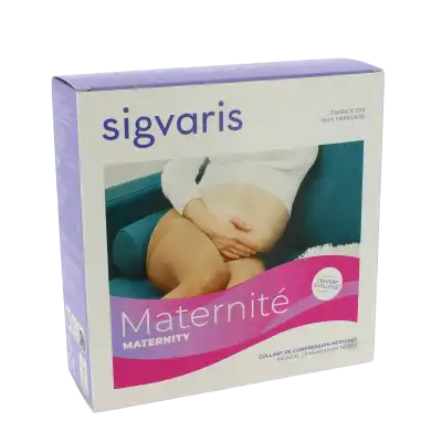 Sigvaris Maternite Transparent Collant  Femme Classe 2 Noir Medium Normal à SENNECEY-LÈS-DIJON