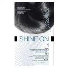 Bionike Shine On Soin Colorant Capillaire Noir 1 Flacon 75 Ml + Tube 50 Ml