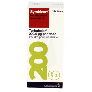 Symbicort Turbuhaler 200 Microgrammes/6 Microgrammes Par Dose, Poudre Pour Inhalation