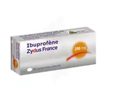 Ibuprofene Zydus 200 Mg, Comprimé Enrobé à Paris