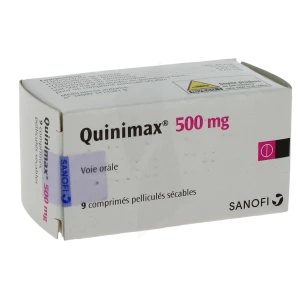 Quinimax 500 Mg, Comprimé Pelliculé Sécable