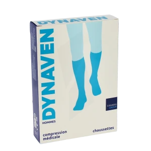 Dynaven Fin Chaussettes  Homme Classe 2 Gris Large Normal