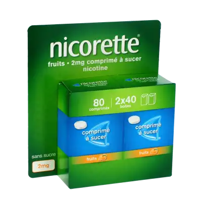 Nicorette Fruits 2 Mg, Comprimé à Sucer à Forbach