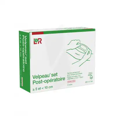 Velpeau Set Pansement Post-opératoire Plaies Moyennes 5-10cm B/3 à SAINT-MEDARD-EN-JALLES