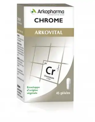 Arkovital Chrome Gélules Fl/45 à Paris