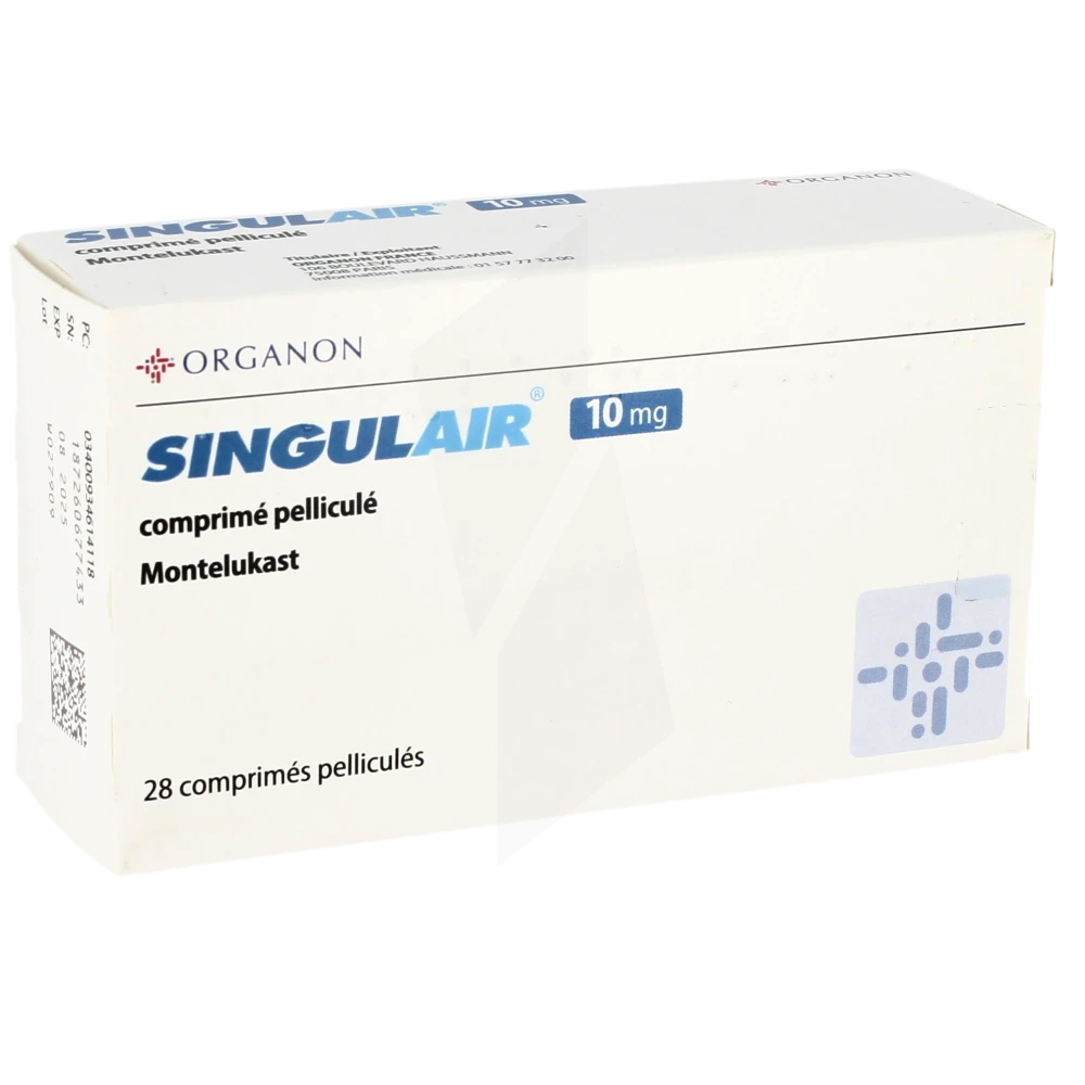 Singulair 10 Mg, Comprimé Pelliculé