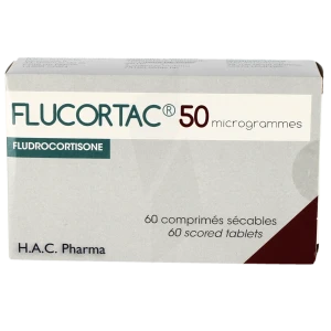 Flucortac 50 Microgrammes, Comprimé Sécable