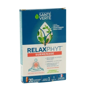 Santé Verte Serotisol Soulage Comprimés Stress Angoisse Boîte De 20