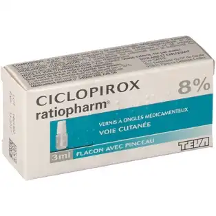 Ciclopirox Teva 8 %, Vernis à Ongles Médicamenteux à CHALON SUR SAÔNE 