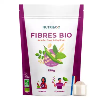 Nutri&co Fibres Bio Poudre Sachet/150g à Chelles