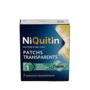 Niquitin 21 Mg/24 Heures, Dispositif Transdermique Sach/7