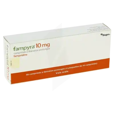 Fampyra 10 Mg, Comprimé à Libération Prolongée à CHENÔVE