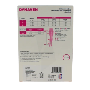Sigvaris Dynaven Transparent Collant Classe 2 Femme Beige Clair Normal Xl