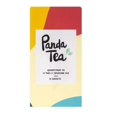 Panda Tea Assortiment Coffret 20 Sachets à SAINT-MEDARD-EN-JALLES