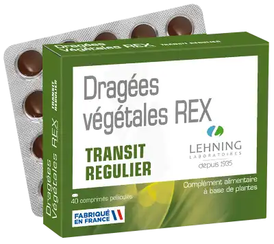 Lehning Dragées Végétales Rex Comprimés B/40 à Ris-Orangis