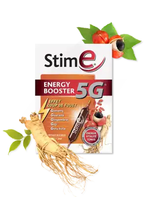 Nutreov Stim E Energy Booster 5g Solution Buvable 30 Ampoules/10ml à VITRE
