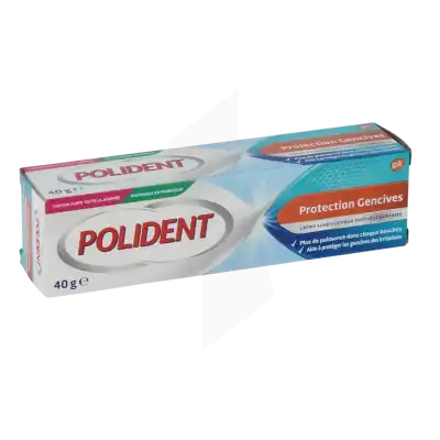 Polident Protection Gencives Crème Fixatrice Pour Appareils Dentaires 40 G à Paris
