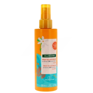 Klorane Solaire Spray Solaire Sublime Spf50 Tamanu Bio Et Monoï Spray De 200 Ml