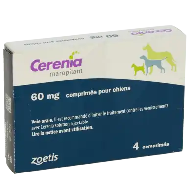 CERENIA 60 MG COMPRIMES POUR CHIENS, Comprimé