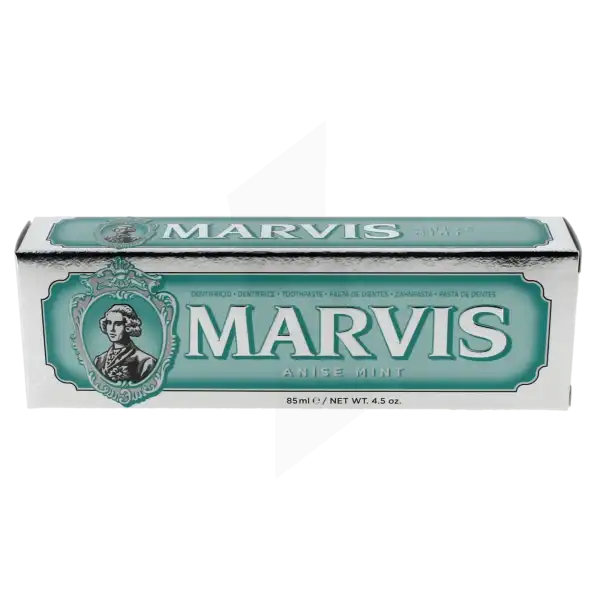 Marvis Vert Clair Pâte Dentifrice Menthe Anis T/85ml