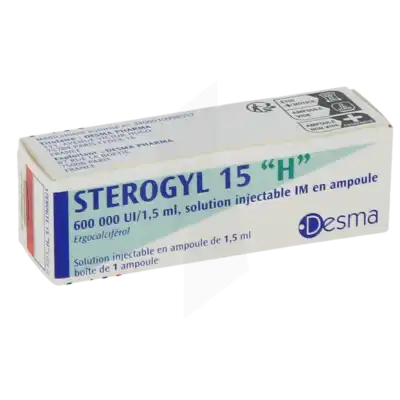Sterogyl 15 "h" 600 000 Ui/1,5 Ml, Solution Injectable Im En Ampoule à MERINCHAL