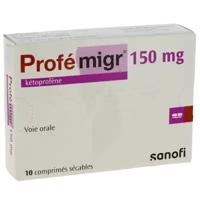 Profemigr 150 Mg, Comprimé Sécable à Paris