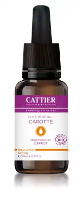 Cattier Huile végétale Carotte Bio 50ml
