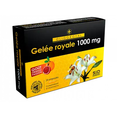 Sid Nutrition Oligoroyal Gelée Royale 1000 Mg _ 20 Ampoules De 10ml à SAINT-MEDARD-EN-JALLES