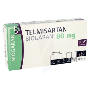 Telmisartan Biogaran 80 Mg, Comprimé