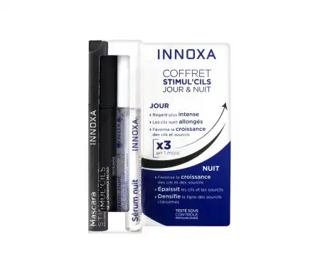 Innoxa Haute Tolerance Coffret Stimul'cils Jour/nuit Noir