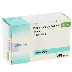 Pregabaline Zentiva K.s. 50 Mg, Gélule