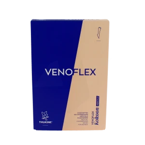 Venoflex Kokoon Absolu 2 Chaussette Mollet+ Femme Noir Taille 3n