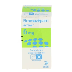 Bromazepam Arrow 6 Mg, Comprimé Quadrisécable