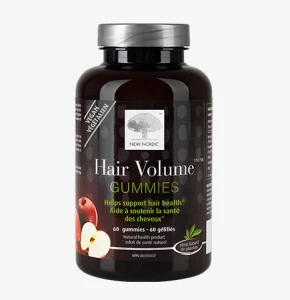 New Nordic Hair Volume Croissance Cheveux Gummies Pot/60