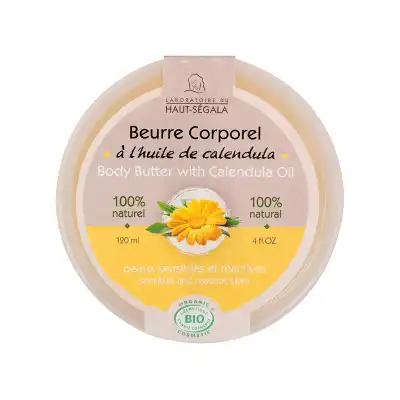 Beurre Corporel Calendula Bio 120ml à Concarneau