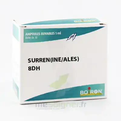 Boiron Surrenine 8dh Solution Buvable En Ampoules Boîte De 30 Ampoules à Istres