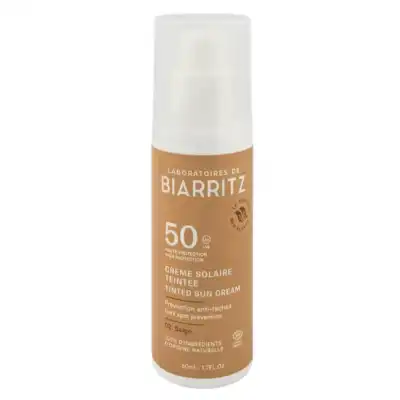 Ldbiarritz Solaires Spf50 Cr Solaire Teintée Beige Fl Pompe/50ml à BIGANOS