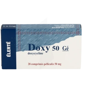 Doxy 50 Mg, Comprimé Pelliculé