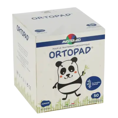 Ortopad Pansement Ophtalmique Junior Blanc B/50 à MIRAMONT-DE-GUYENNE