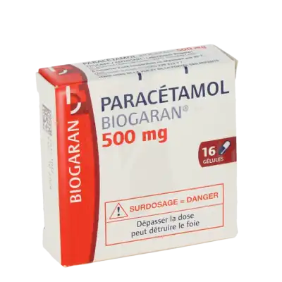 Paracetamol Biogaran 500 Mg, Gélule à Toulouse