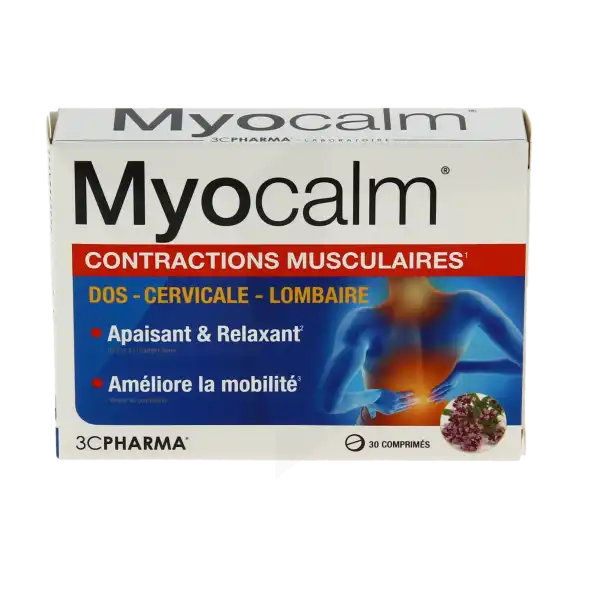 Myocalm Comprimés Contractions Musculaires B/30