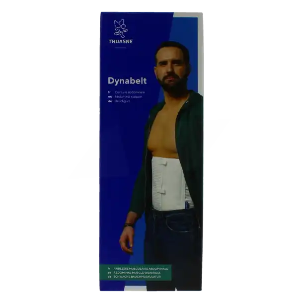 Thuasne Dynabelt Ceinture Abdominale Blanc Hauteur 26cm Taille 2