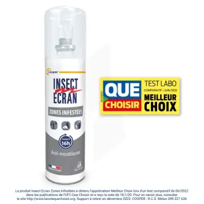 Insect Ecran Zones Infestées Lotion Spray/100ml à Mathay